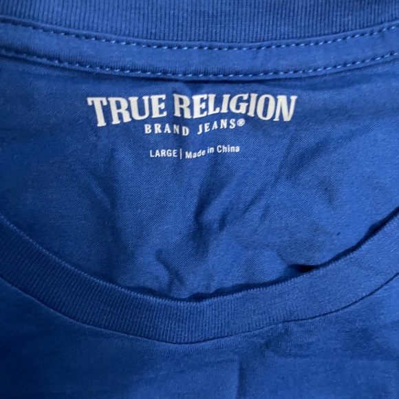 NWT - True Religion Men’s Arch Circle Logo Long Sleeve T Shirt - Size L - Picture 6 of 7